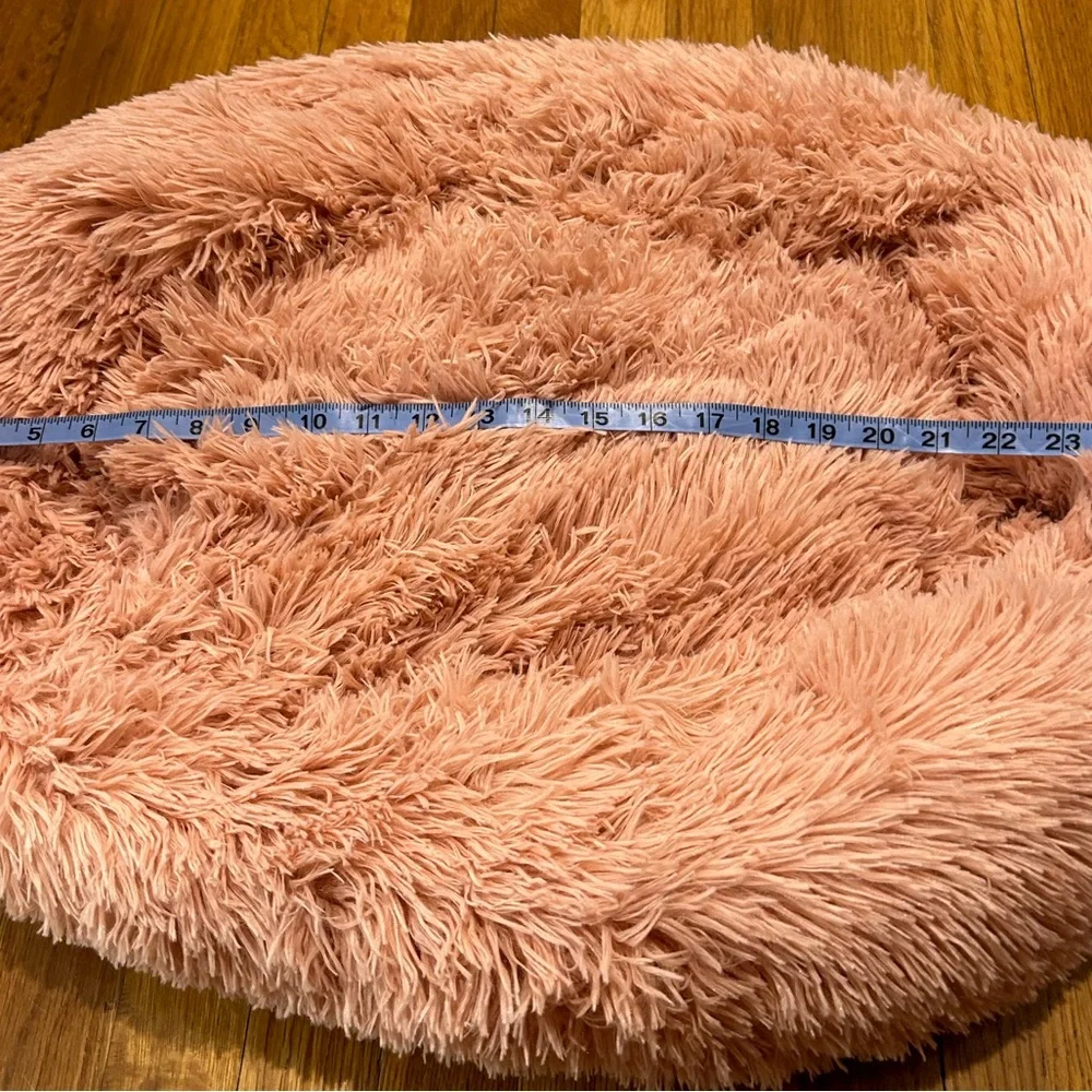 Pink Fluffy Pet Bed SMALL